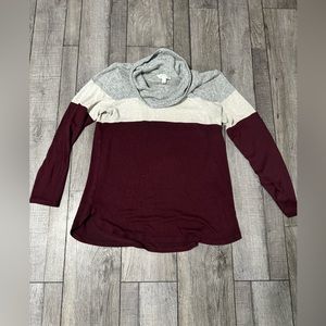 Women’s Market & Spruce Cowl Neck Pullover Size Large